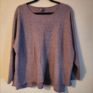 M Made In Italy Brown Dolman Sweater